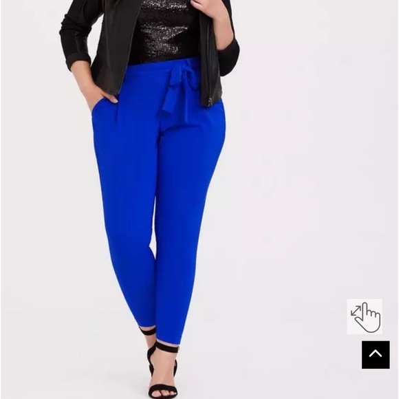 Torrid Electric Blue Pants - Picture 3 of 5
